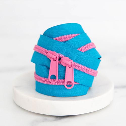 30" Zipper in Bubbles by Stitch Supply