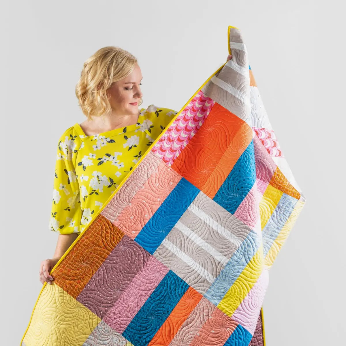 Bright Side Quilt (Paper Pattern) by Then Came June