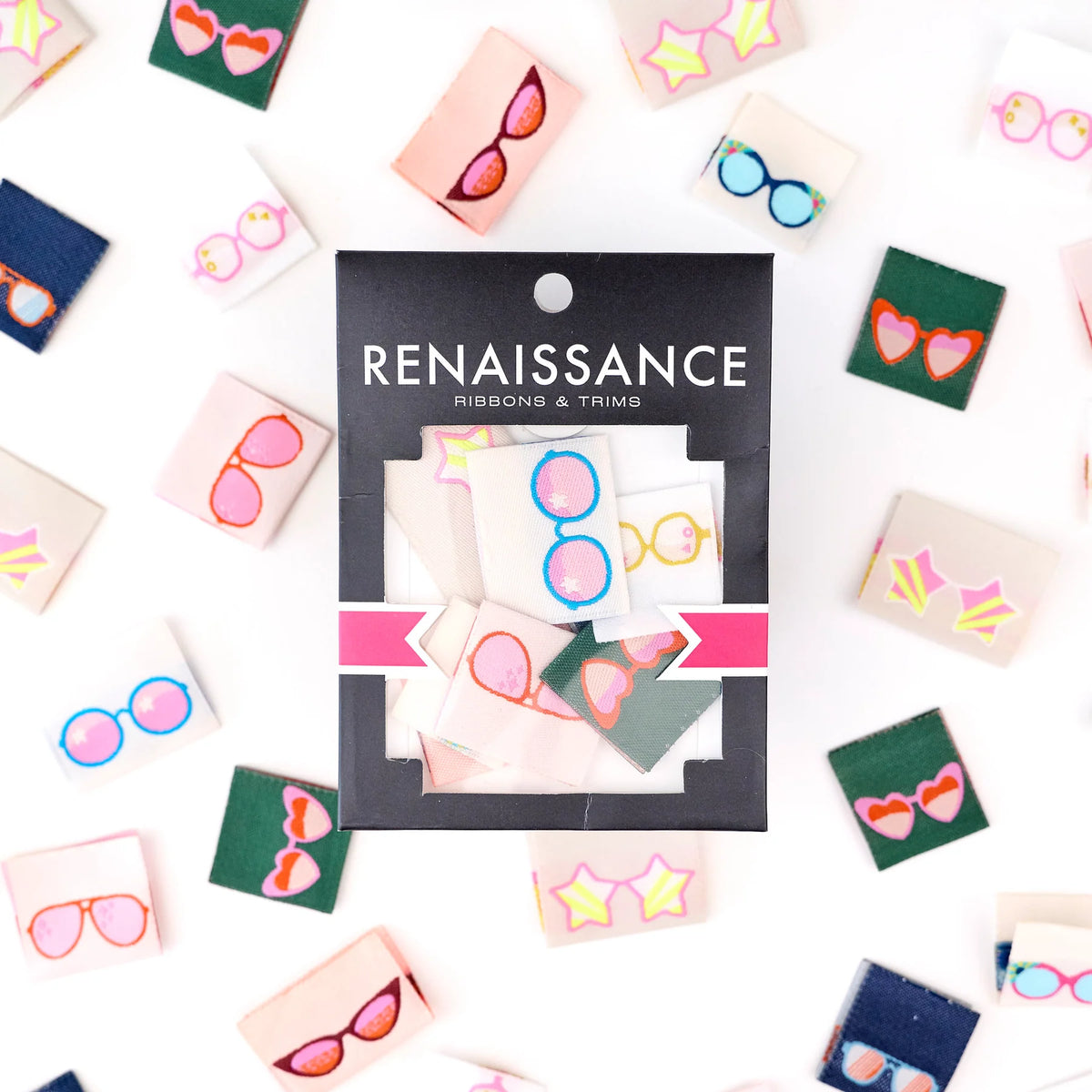 Sunnies - 8 pc Woven Label Pack by Renaissance Ribbons