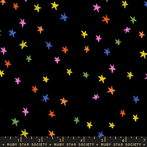 Starry in Vivid Rainbow by Ruby Star Society Fabric
