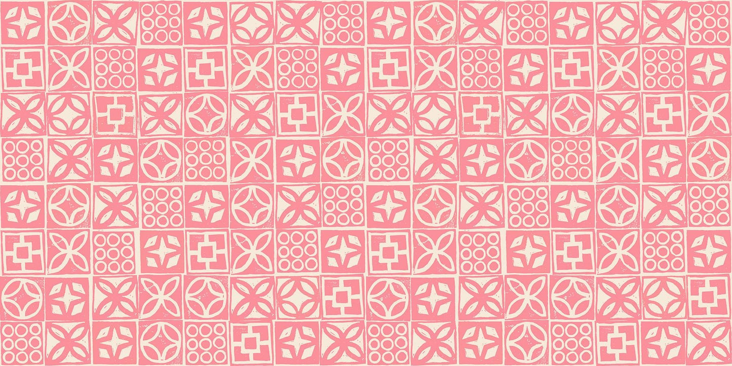 Poolside Too “Architectural Blocks” in Sorbet by Ruby Star Society Fabric