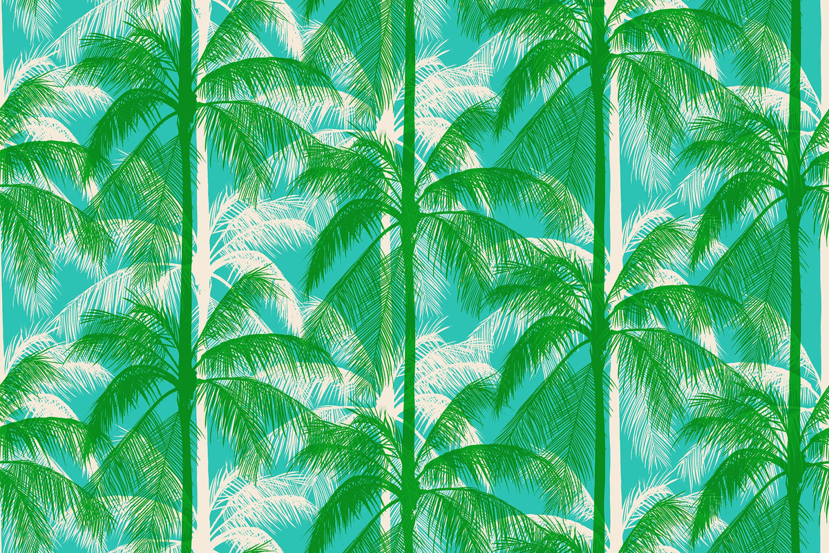 Poolside Too “Palms” in Tropic by Ruby Star Society Fabric
