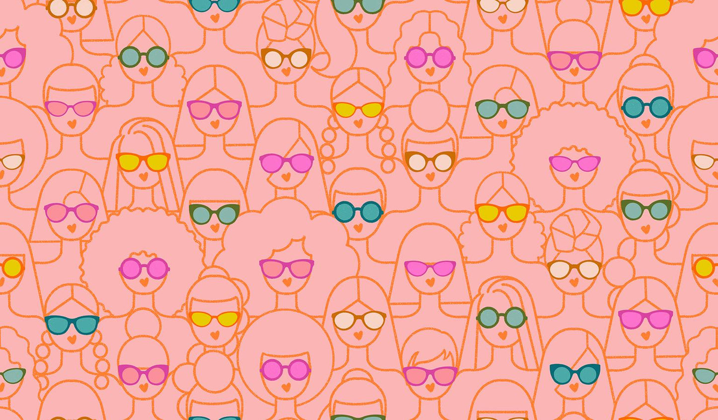 Poolside Too “Shine Girl Shine” in Balmy by Ruby Star Society Fabric