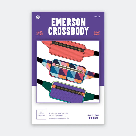 Emerson Bag (Paper Pattern) by The Blanket Statement