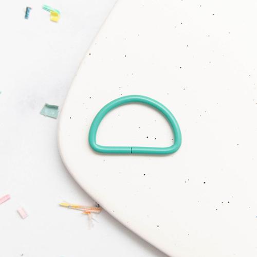1.5" D Ring in Turquoise by Stitch Supply