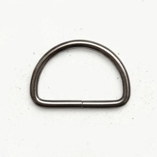 1.5" D Ring in Gunmetal by Stitch Supply