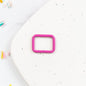 1" Rectangle Ring in Magenta by Stitch Supply