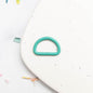 1" D Ring in Turquoise by Stitch Supply