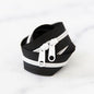 30" Zipper in Black and White by Stitch Supply