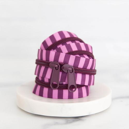 30" Zipper in Grape Soda by Stitch Supply
