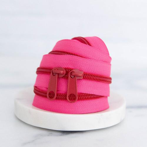 30" Zipper in Jam by Stitch Supply