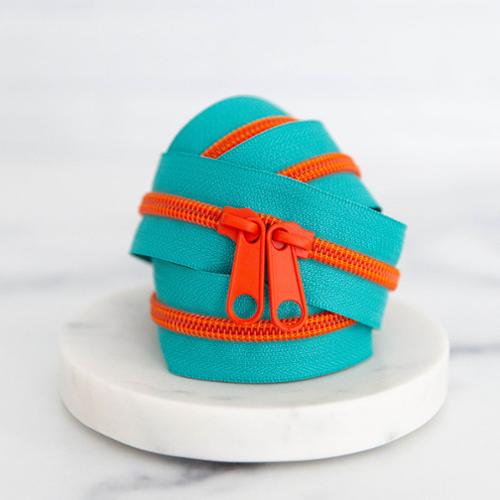 30" Zipper in Kingfisher by Stitch Supply