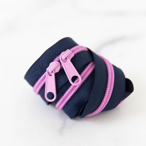 30" Zipper in Midnight by Stitch Supply