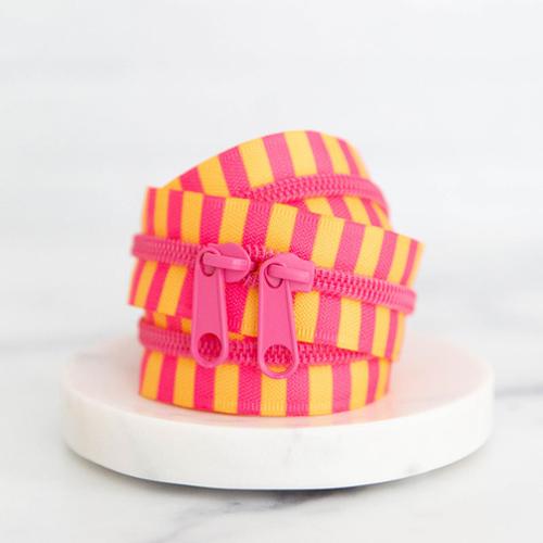 30" Zipper in Pink Lemonade by Stitch Supply