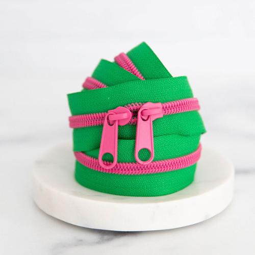 30" Zipper in Watermelon by Stitch Supply
