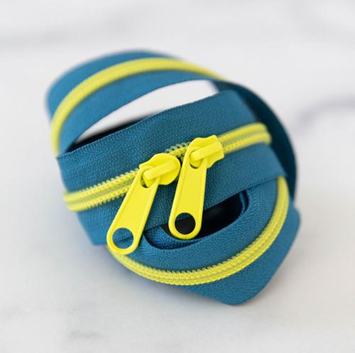 30" Zipper in Zap by Stitch Supply
