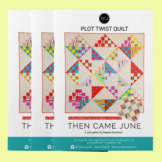 Plot Twist Quilt (Paper Pattern) by Then Came June