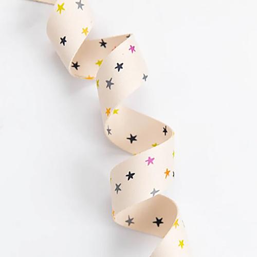 1.5" Starry Webbing in Natural by Stitch Supply Co