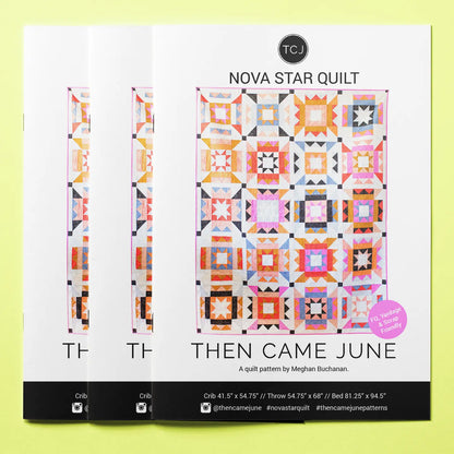 Nova Star Quilt (Paper Pattern) by Then Came June