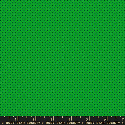 1 800 Calico "Mini Dot" in Verdant by Ruby Star Society Fabric