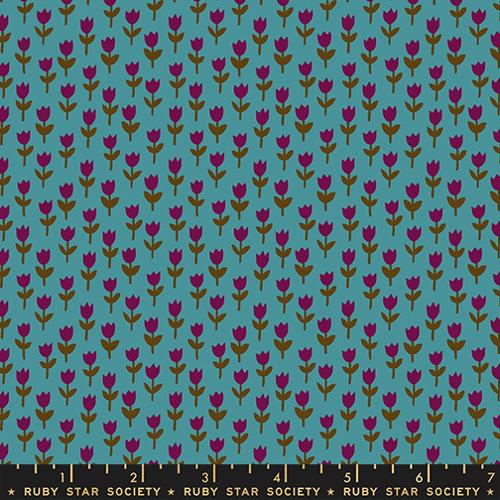 1 800 Calico "Tulips" in Storytime by Ruby Star Society Fabric