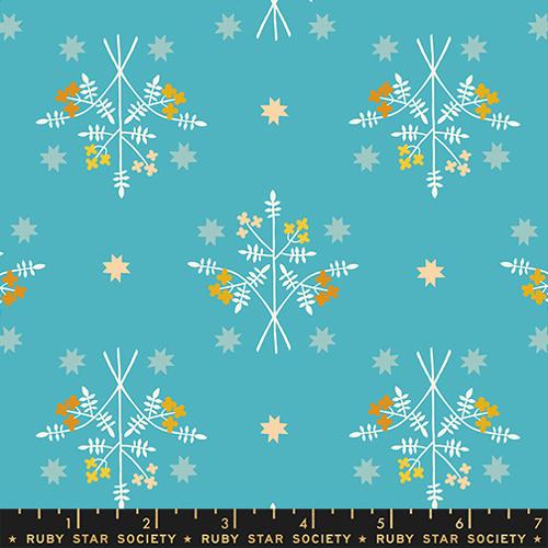 1 800 Calico "Bouquet" in Wave by Ruby Star Society Fabric