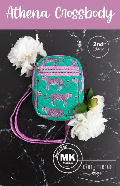Athena Crossbody 2nd Edition (Paper Pattern) by Knot and Thread Design