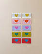 Heart Zipper Tab Woven Labels by Minki Kim