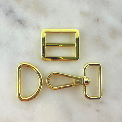 Sling Hardware in Gold by Stitch Supply