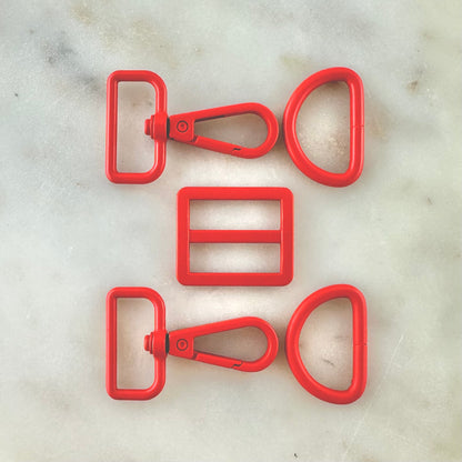 Strap Hardware in Scarlet by Stitch Supply