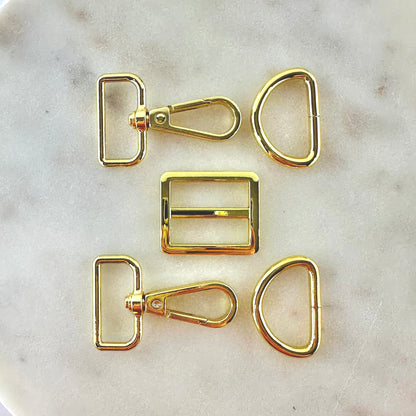 Strap Hardware in Gold by Stitch Supply