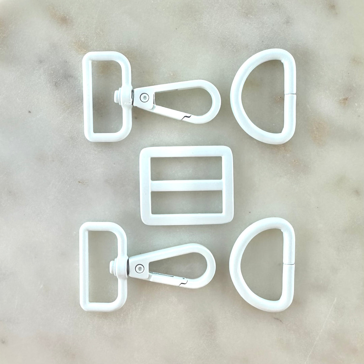 Strap Hardware in White by Stitch Supply
