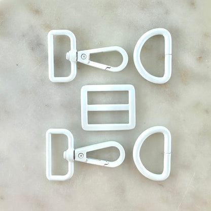 Strap Hardware in White by Stitch Supply