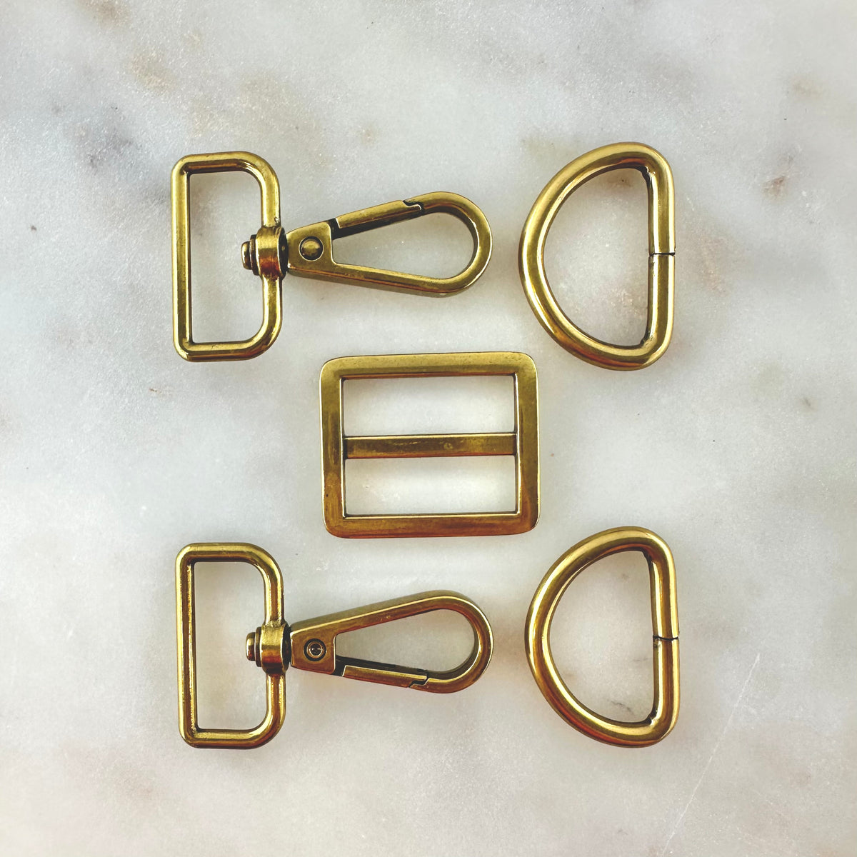 Strap Hardware in Antique Gold by Stitch Supply