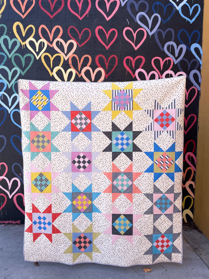 Checkered Star (Paper Pattern) by Knot and Thread Design
