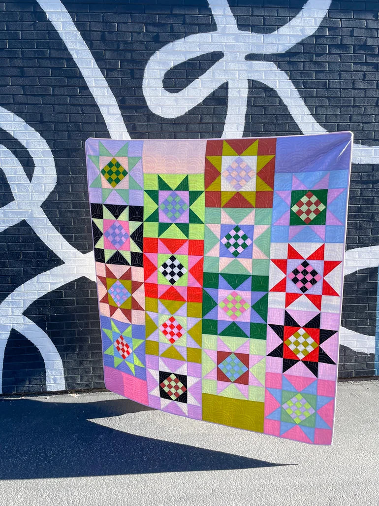 Checkered Star (Paper Pattern) by Knot and Thread Design