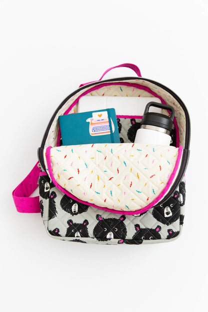 The Archie Backpack (Paper Pattern) by Knot and Thread Design