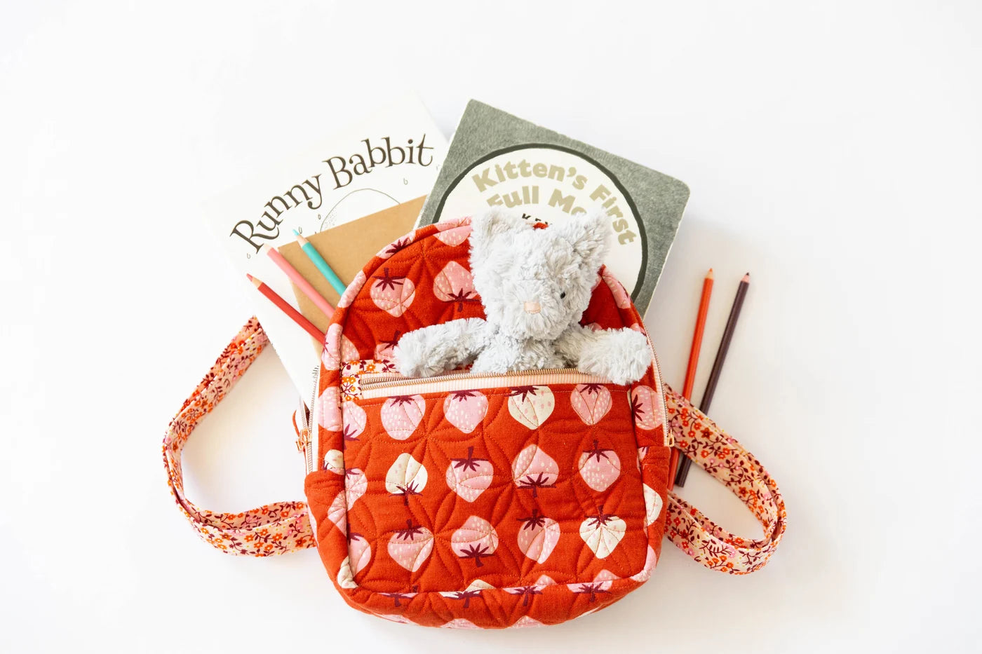 The Violet Backpack (Paper Pattern) by Knot and Thread Design