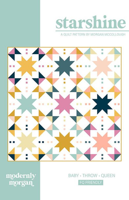 Starshine Quilt (Paper Pattern) by Modernly Morgan