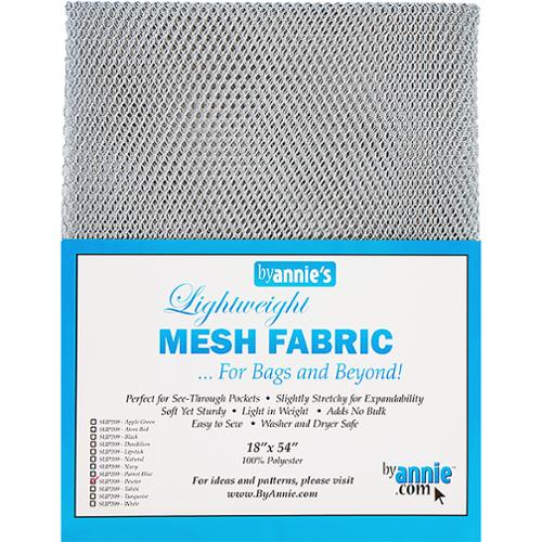 Mesh Fabric 18"x54" in Pewter By Annie