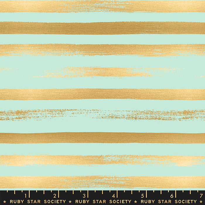 Zip in Metallic Polar by Ruby Star Society Fabric