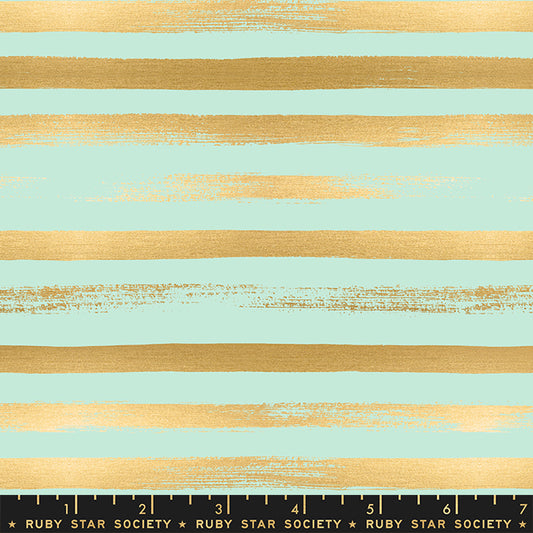 Zip in Metallic Polar by Ruby Star Society Fabric