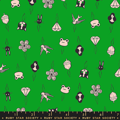 Pre Order 1 800 Notion "Thread Charms" in Verdant by Ruby Star Society Fabric