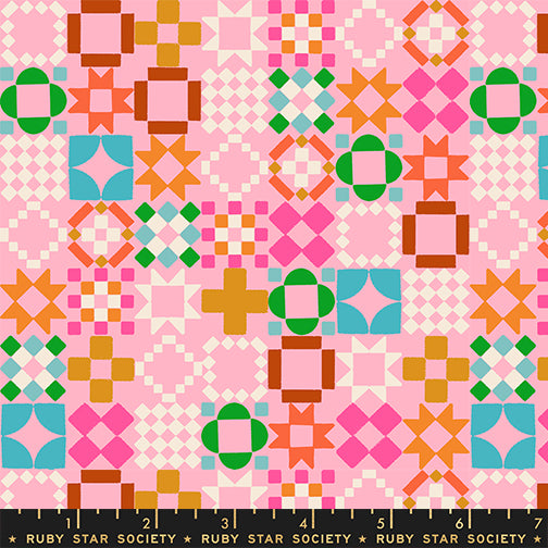 Pre Order 1 800 Notion "Quilty As Charged" in Posy by Ruby Star Society Fabric