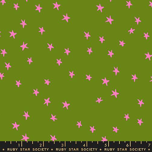 Starry in Sprout by Ruby Star Society Fabric