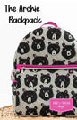 The Archie Backpack (Paper Pattern) by Knot and Thread Design