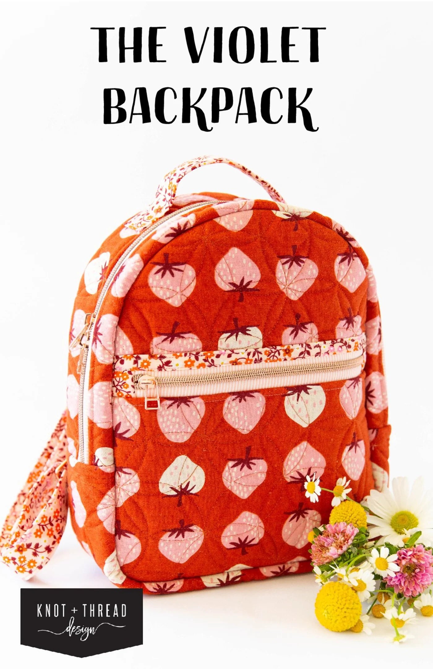 The Violet Backpack (Paper Pattern) by Knot and Thread Design