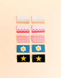 Star Zipper Tab Multi Woven Labels by Minki Kim