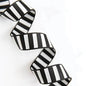 1.5" Bold Stripe Webbing in Black/White by Stitch Supply Co
