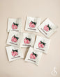 Check Strawberry Woven Labels by Minki Kim